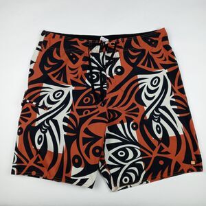 QUIKSILVER Board Shorts Unlined Swimming Trunks Men's Size 38 Swimwear